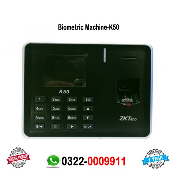 Biometric Machine price in Pakistan Lahore-K-50