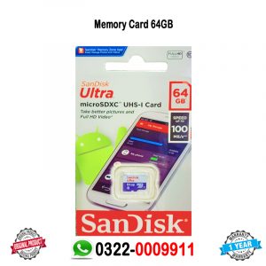 Sandisk 64GB card Price in Pakistan Lahore