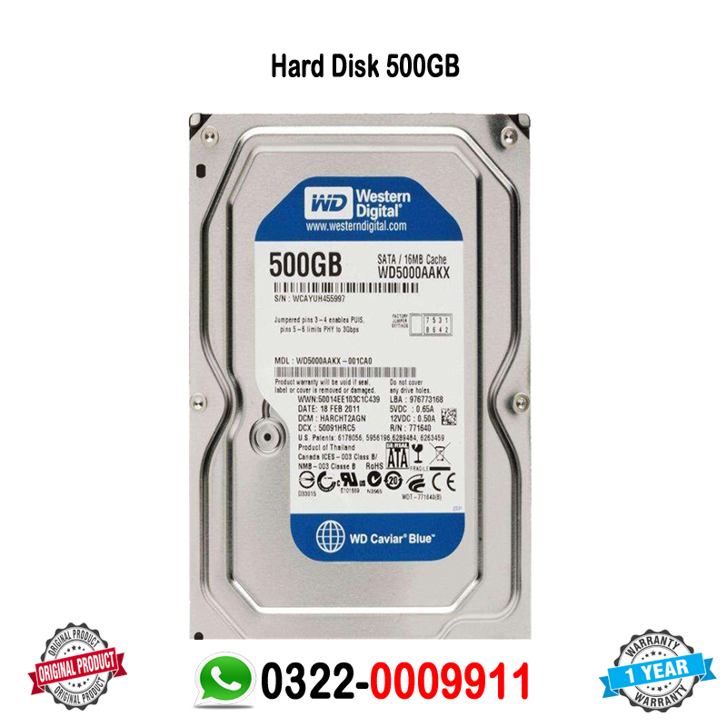Seagate WD Hard Disk Price In Lahore Pakistan 500GB