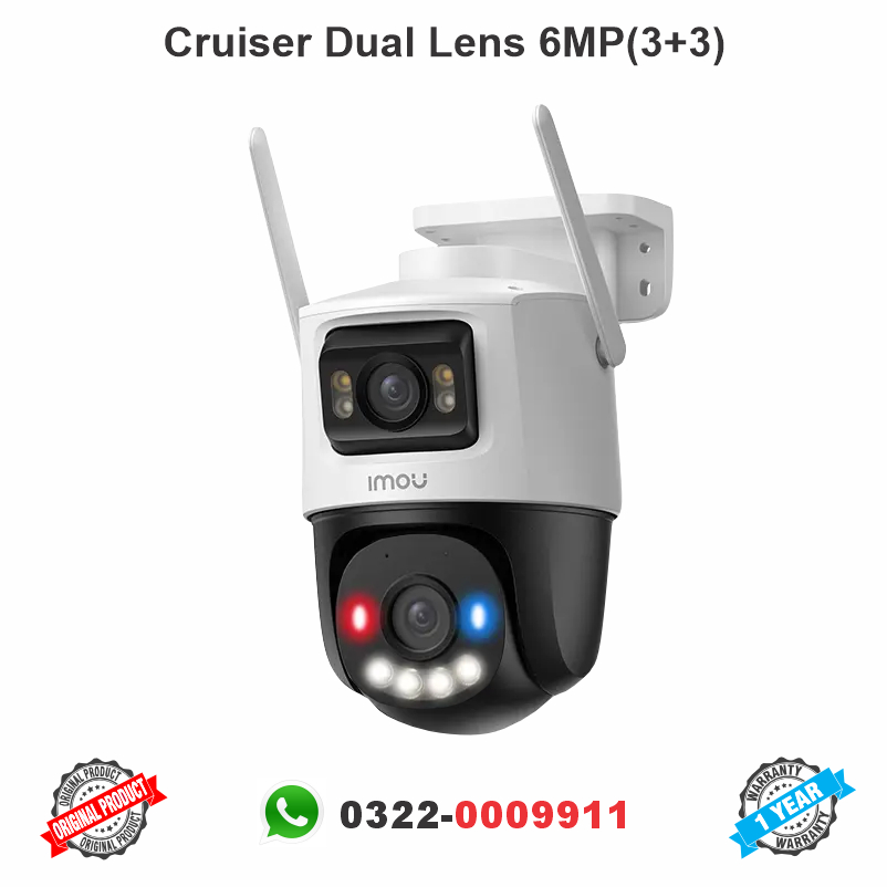 Imou Cruiser Dual 6MP(3+3) price in lahore pakistan