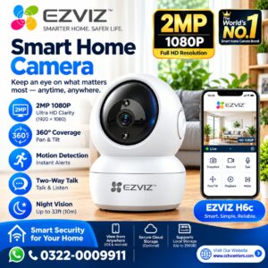 Ezviz Camera H6C 2MP 1080P Price in Pakistan Lahore