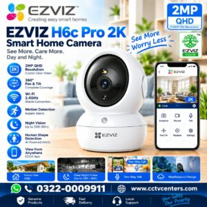 Ezviz Camera H6C 3MP 2K Price in Pakistan Lahore